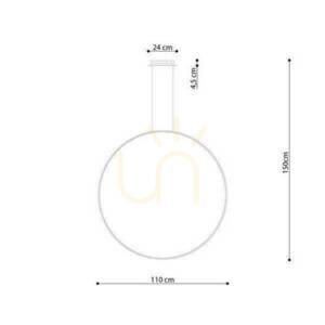 Taklampa RIO 110 svart 4000K Thoro small 7