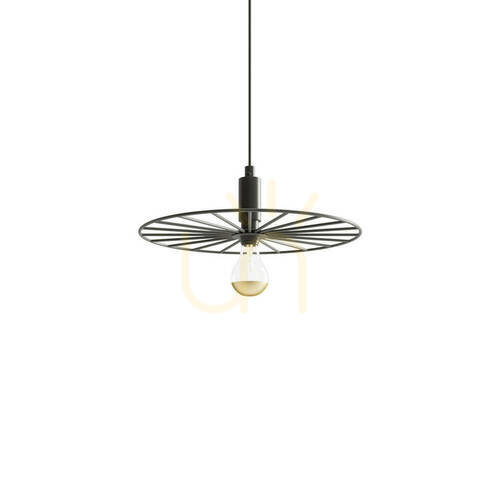 Kontrollera Taklampa SIRKEL 30 svart Thoro