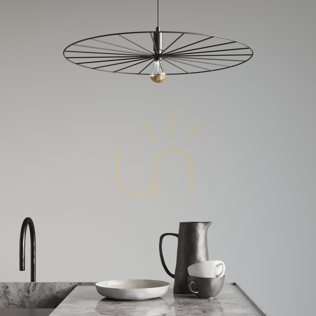 Utsikt Taklampa SIRKEL 45 svart Thoro Taklampa SIRKEL 45 svart Thoro