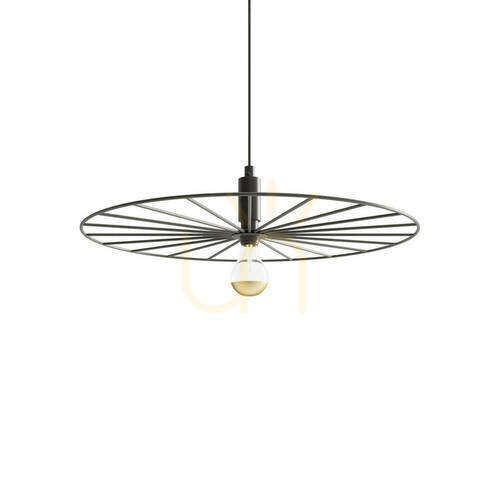 Kontrollera Taklampa SIRKEL 45 svart Thoro