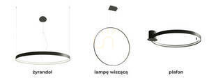 Taklampa RIO 110 svart 3000K Thoro small 13