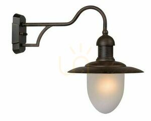 Utomhus vägglampa Lucide Aruba brun metall IP44 11871/01/97 small 0