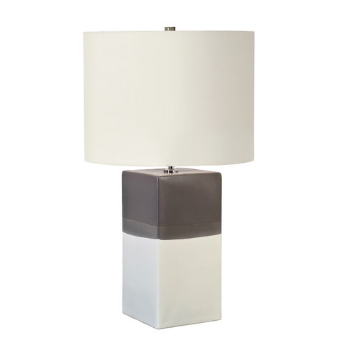 Kontrollera Alba 1 ljus bordslampa - kräm Elstead