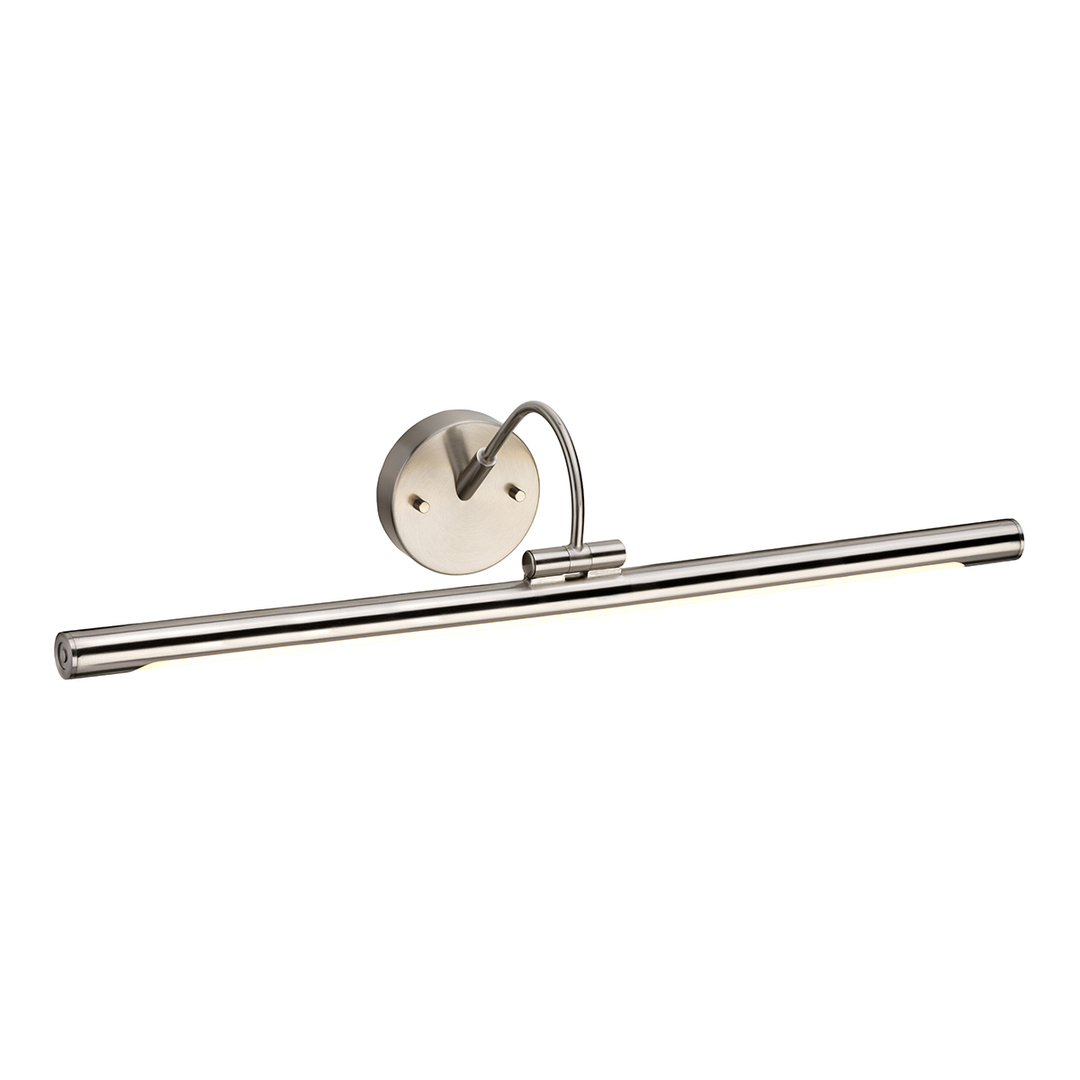 Kontrollera Alton 1 ljus stor LED-tavelbelysning - borstat nickel Elstead Alton 1 ljus stor LED-tavelbelysning - borstat nickel Elstead