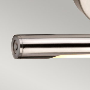 Alton 1-ljus liten LED-tavelbelysning - borstat nickel Elstead small 3