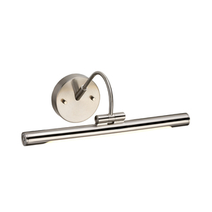 Alton 1-ljus liten LED-tavelbelysning - borstat nickel Elstead small 0