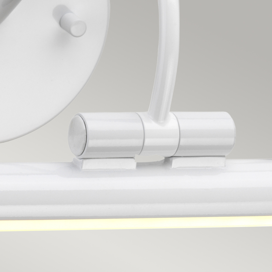 Förhandsvisning Alton 1-ljus liten LED-tavelbelysning - vit Elstead Alton 1-ljus liten LED-tavelbelysning - vit Elstead