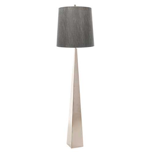 Kontrollera Ascent 1 ljus golvlampa - polerad nickel Elstead