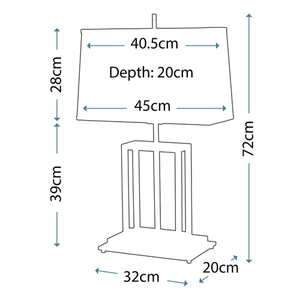 Atlas 1 ljus bordslampa Elstead 6 Atlas 1 ljus bordslampa Elstead small 6