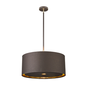 Balance 1-ljus taklampa - brun och polerad mässing Elstead small 0