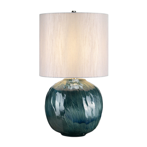 Blue Globe 1 ljus bordslampa Elstead small 0
