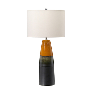 Bränd ek 1 ljus bordslampa Elstead small 1