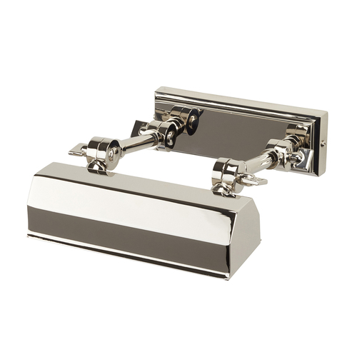 Kontrollera Chawton liten tavelbelysning - polerad nickel Elstead