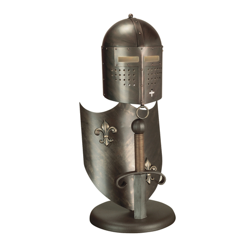 Kontrollera Crusader 1 ljus bordslampa Elstead