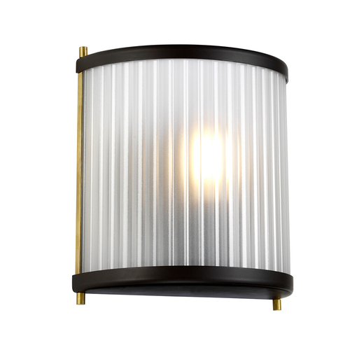 Kontrollera Corona vägglampa med 1 ljus - Museum Bronze Elstead