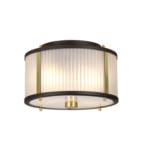 Corona 2-ljus taklampa - Museum Bronze Elstead small 2