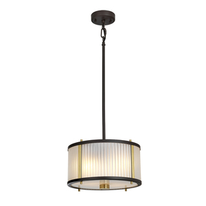 Corona 2-ljus taklampa - Museum Bronze Elstead small 0