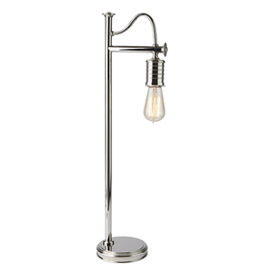 Douille 1 ljus bordslampa - polerad nickel Elstead small 0