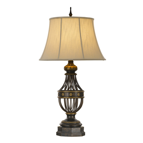 Kontrollera Augustine 1 ljus bordslampa Elstead