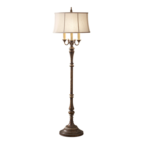 Kontrollera Gibson 4 ljus golvlampa Elstead