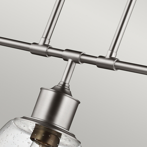 Hobson 3-ljus ljuskrona för köksö Satin Nickel Elstead small 2