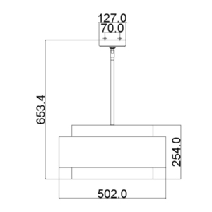 Kenney 3-ljus taklampa Elstead small 1