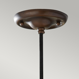 Urban Renewal 1-ljus taklampa - Astral brons Elstead small 1