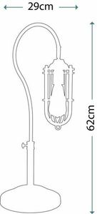 Urban Renewal 1 ljus bordslampa Elstead small 1