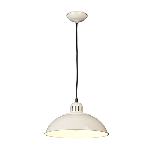 Kontrollera Franklin 1 lampa hängande - Cream Elstead