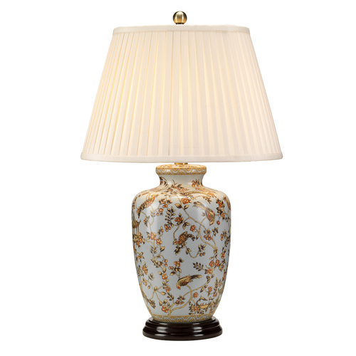 Kontrollera Gold Birds 1 ljus bordslampa Elstead
