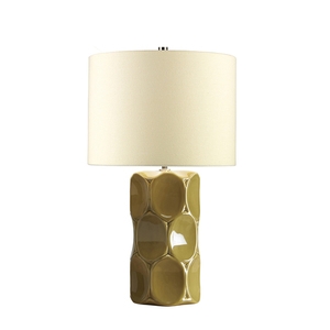 Grön Retro 1 ljus bordslampa Elstead small 0