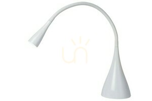 Skrivbordslampa Lucide ZOZY vit LED dimbar 3000K 300 lm 18650/03/31 small 0
