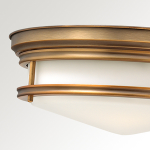 Plafond Hadley 3 - borstad brons Elstead small 2