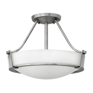 Liten Plafond Hathaway 2 - Antikt nickel Elstead small 0
