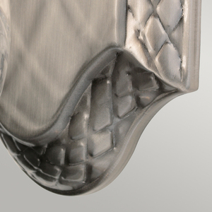 Plantation 1-ljus vägglampa - polerad antik nickel Elstead small 2