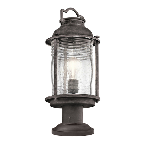 Kontrollera Ashland Bay 1 ljus medium piedestal lykta Elstead