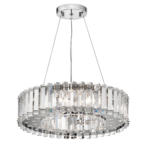 Kontrollera Crystal Skye ljuskrona med 8 ljus Elstead