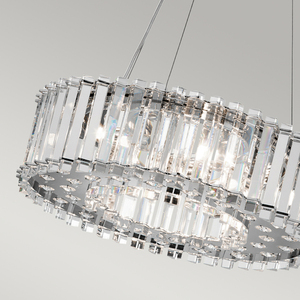 Crystal Skye 6-ljus taklampa Elstead small 4