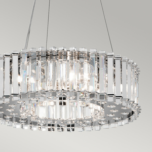 Crystal Skye 6-ljus taklampa Elstead small 5