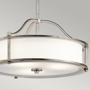 Emory 3 pendellampa/halvdörrlampa - klassisk tenn Elstead small 2