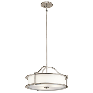 Emory 3 pendellampa/halvdörrlampa - klassisk tenn Elstead small 0