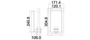 Imahn 1 ljus vägglampa Elstead small 5