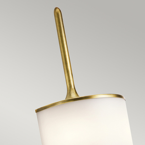 Mona 2 ljus vägglampa - naturlig mässing Elstead small 1
