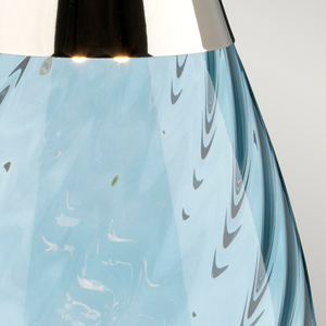 Lena 2 Ljus Liten Blå Bordslampa Elstead small 3