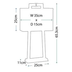 Magro 1 ljus bordslampa Elstead small 5