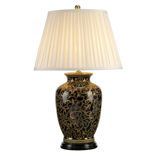 Kontrollera Morris 1 ljus stor bordslampa Elstead