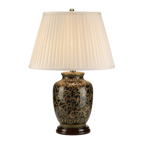 Kontrollera Morris 1 ljus liten bordslampa Elstead