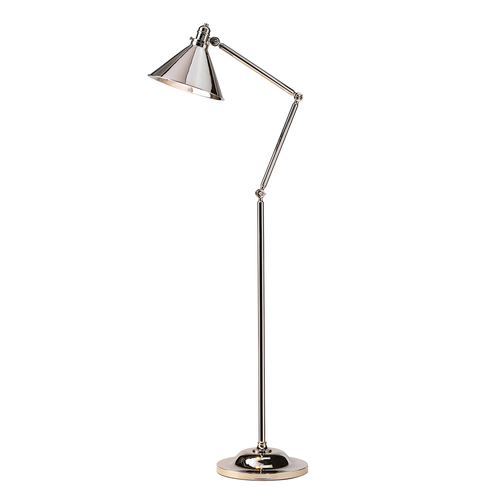 Kontrollera Provence 1 ljus golvlampa - polerad nickel Elstead