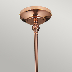 Provence 1-ljus vägglampa/pendel - polerad koppar Elstead small 1
