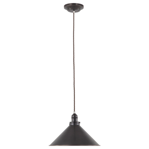 Provence 1 ljus taklampa - gammal brons Elstead small 0
